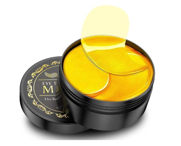 24K Gold Under Eye Patches - 60 Pack for Puffy Eyes, Dark Circles, Bags & Wrinkles